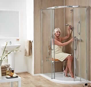 showers walk shower disabled sit bathrooms down seat bathing easy baths esprit solutions access cool elderly handicap designed tub enclosures