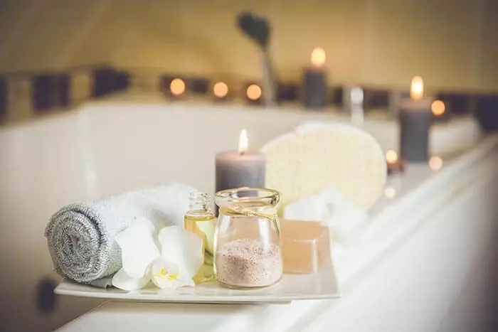 relaxing bath