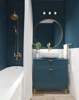 blue bathroom idea