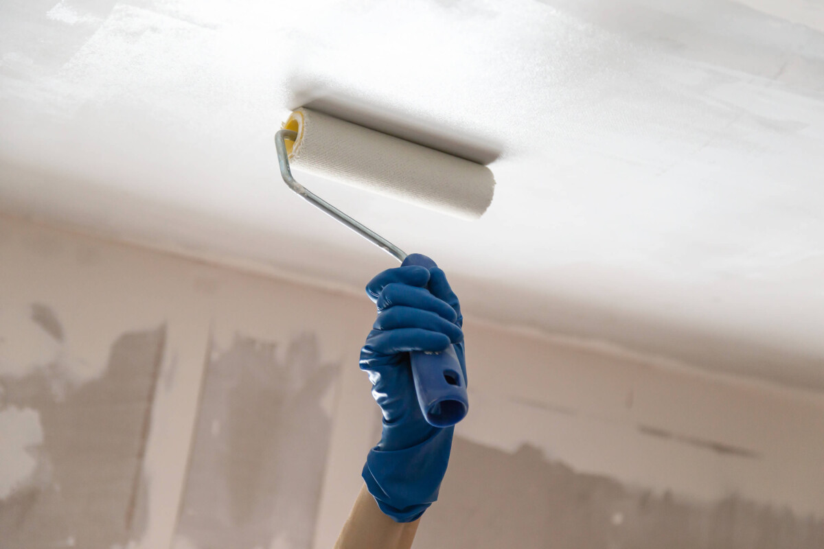 Ceiling paint roller.